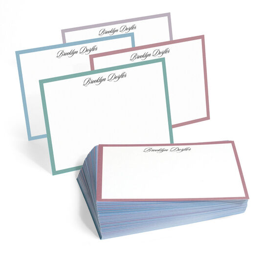 The Lake Geneva Border Flat Note Cards Collection